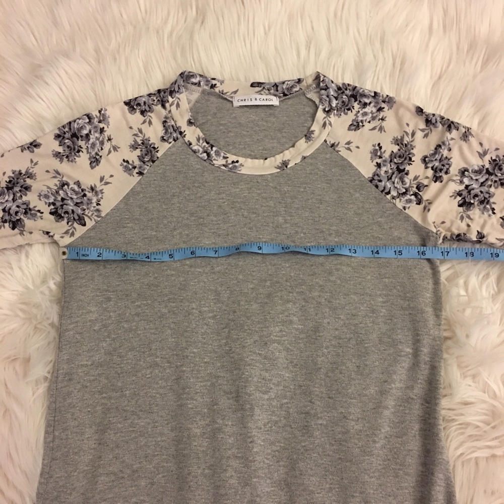 Floral | baseball tee - Picture 4 of 8